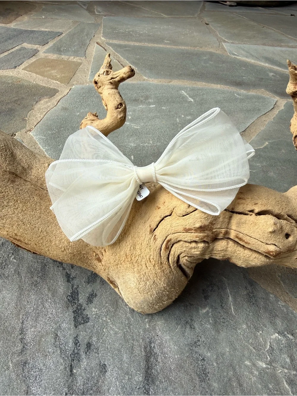New🌟Anthropologie-Elegant Cream Bow Hair Clip - Women Accessories